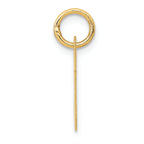 FJC Finejewelers 14k Yellow Gold Small Block Initial M Charm