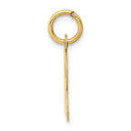 FJC Finejewelers 14k Yellow Gold Small Block Initial R Charm