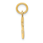 FJC Finejewelers 14k Yellow Gold Small Block Initial S Charm