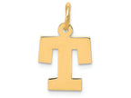 FJC Finejewelers 14k Yellow Gold Small Block Initial T Charm