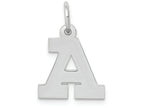 FJC Finejewelers 14k White Gold Small Block Initial A Charm