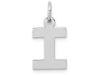 FJC Finejewelers 14k White Gold Small Block Initial I Charm